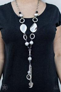 Total Eclipse Of the Heart - Black - Necklace - Paparazzi Accessories