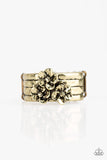 This ISLAND Is Your ISLAND - Brass - Flower - Ring - Paparazzi Accessories
