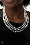 Lady In Waiting - Pearl - Necklace - Paparazzi Accessories
