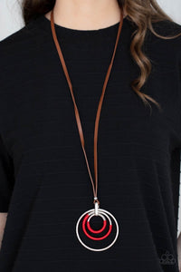 Hypnotic Happenings - Red - Necklace - Paparazzi Accessories
