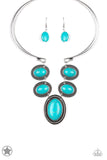 River Ride - Blue Turquoise - Necklace - Paparazzi Accessories