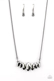Leading Lady - Black Gunmetal - Hematite - Necklace - Paparazzi Accessories