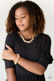 Trust Fund Baby - Just For The FUND Of It! - Gold - Necklace and Bracelet Set - Paparazzi Accessories