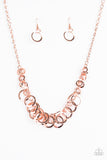 Royal Circus - Copper  - Necklace - Paparazzi Accessories