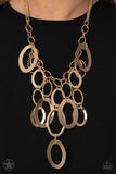 A Golden Spell - Gold - Necklace - Paparazzi Accessories