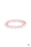 Really Resplendent - Pink - Pearl - Stretch Bracelet - Paparazzi Accessories