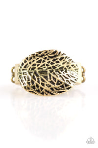 Never LEAF Me - Brass - Ring - Paparazzi Accessories