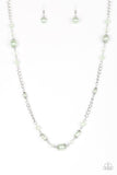 Magnificently Milan - Green - Pearl - Necklace - Paparazzi Accessories