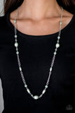 Magnificently Milan - Green - Pearl - Necklace - Paparazzi Accessories