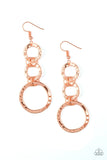 Radical Revolution - Copper - Earrings - Paparazzi Accessories