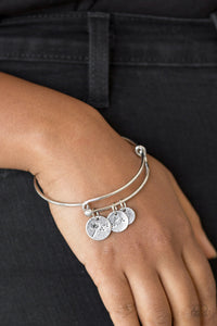 Dreamy Dandelions - Silver - Bracelet - Paparazzi Accessories