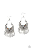 Walk On The Wildside - Multi- Earrings - Paparazzi Accessories