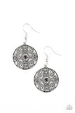 Rochester Royale - Purple - Earrings - Paparazzi Accessories