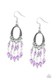 Not The Only Fish In The Sea - Purple Bead - Earrings -  Paparazzi Accessories