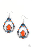 Vogue Voyager - Multi- Earrings - Paparazzi Accessories