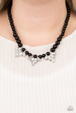 Society Socialite - Black - Beaded - Necklace - Paparazzi Accessories