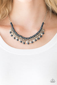 A Touch of CLASSY - Blue - Pearl - Necklace - Paparazzi Accessories