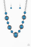 Voyager Vibes - Blue - Necklace - Paparazzi Accessories