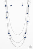 Beachside Babe - Blue - Bead - Necklace - Paparazzi Accessories