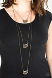 Seasonal Charm - Brass - Necklace - Paparazzi Accessories