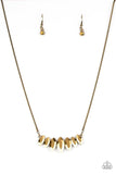 Leading Lady - Brass - Necklace - Paparazzi Accessories