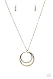 Front and EPICENTER - Brass - Necklace - Paparazzi Accessories