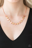 Simple Sheen - Copper - Gold - Necklace - Paparazzi Accessories
