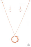 Millennial Minimalist - Copper - Necklace - Paparazzi Accessories