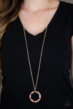 Millennial Minimalist - Copper - Necklace - Paparazzi Accessories
