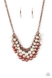 Run For The HEELS! - Copper Pearl - Necklace - Paparazzi Accessories