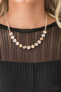 Simple Sheen - Rose Gold - Necklace - Paparazzi Accessories