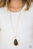 BADLAND To The Bone - Gold - Necklace - Paparazzi Accessories