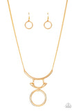 Walk Like An Egyptian - Gold - Necklace - Paparazzi Accessories