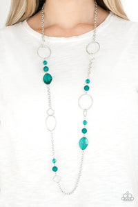 Very Visionary - Green - Necklace - Paparazzi Accessories
