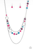 Party Dress Princess - Multi Colored - Pearl - Necklace - Paparazzi Accessories