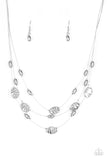 Top ZEN - Silver - Necklace - Paparazzi Accessories