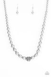 High-Stakes FAME - Silver - Bead - Necklace - Paparazzi Accessories