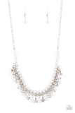 A Touch of CLASSY - Silver - Pearl - Necklace - Paparazzi Accessories