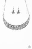 Bull In A China Shop - Silver - Necklace - Paparazzi Accessories