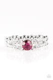 Dream Sparkle - Pink - Rhinestone - Ring - Paparazzi Accessories