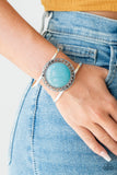 Run Out Of RODEO -RODEO Rage - Blue - Turquoise - Necklace And Bracelet Set - Paparazzi Accessories