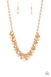 Trust Fund Baby - Gold - Bead - Necklace - Paparazzi Accessories