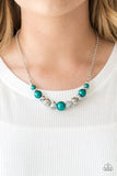 The Big-Leaguer - Very VIP - Green - Pearl - Necklace and Bracelet Set- Paparazzi Accessories