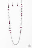 Uptown Talker - Purple - Necklace - Paparazzi Accessories