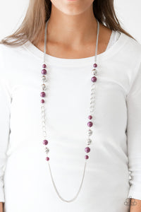 Uptown Talker - Purple - Necklace - Paparazzi Accessories
