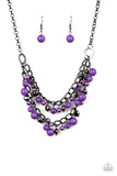 Watch Me Now - Purple - Necklace - Paparazzi Accessories
