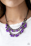Watch Me Now - Purple - Necklace - Paparazzi Accessories