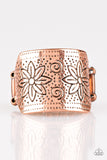 Wild Meadows - Copper - Flower - Ring - Paparazzi Accessories