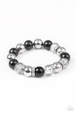 Camera Chic - Black - Stretch Bracelet - Paparazzi Accessories