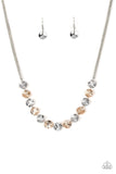 Simple Sheen - Silver - Gold - Necklace - Paparazzi Accessories